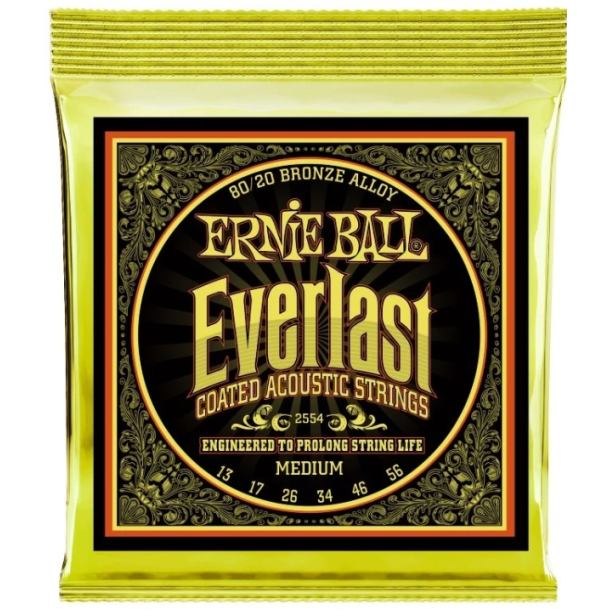 Ernie Ball 2554 Everlast 80/20 Bronze Medium
